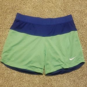 Womens Nike dry fit reversible running shorts